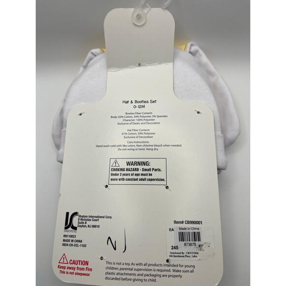 NEW My First Easter Hat and Rattle Booties Set - Picture 2 of 2